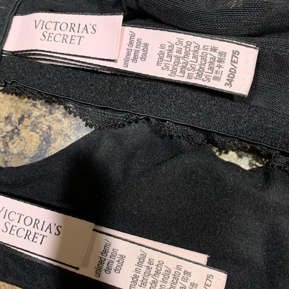 Collection of 2 Victoria Secret Body By Victoria bras 34DD & VS Gown size XL - Picture 3 of 4